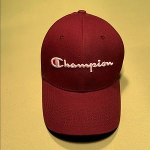 Champion burgundy adjustable hat
